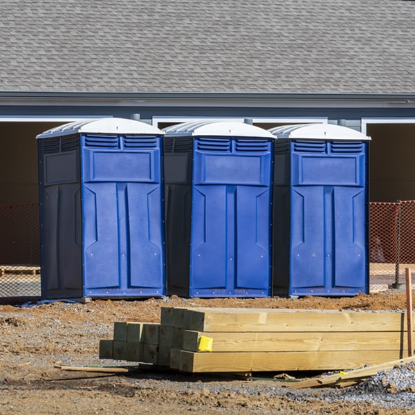 how can i report damages or issues with the porta potties during my rental period in East Lincoln IL